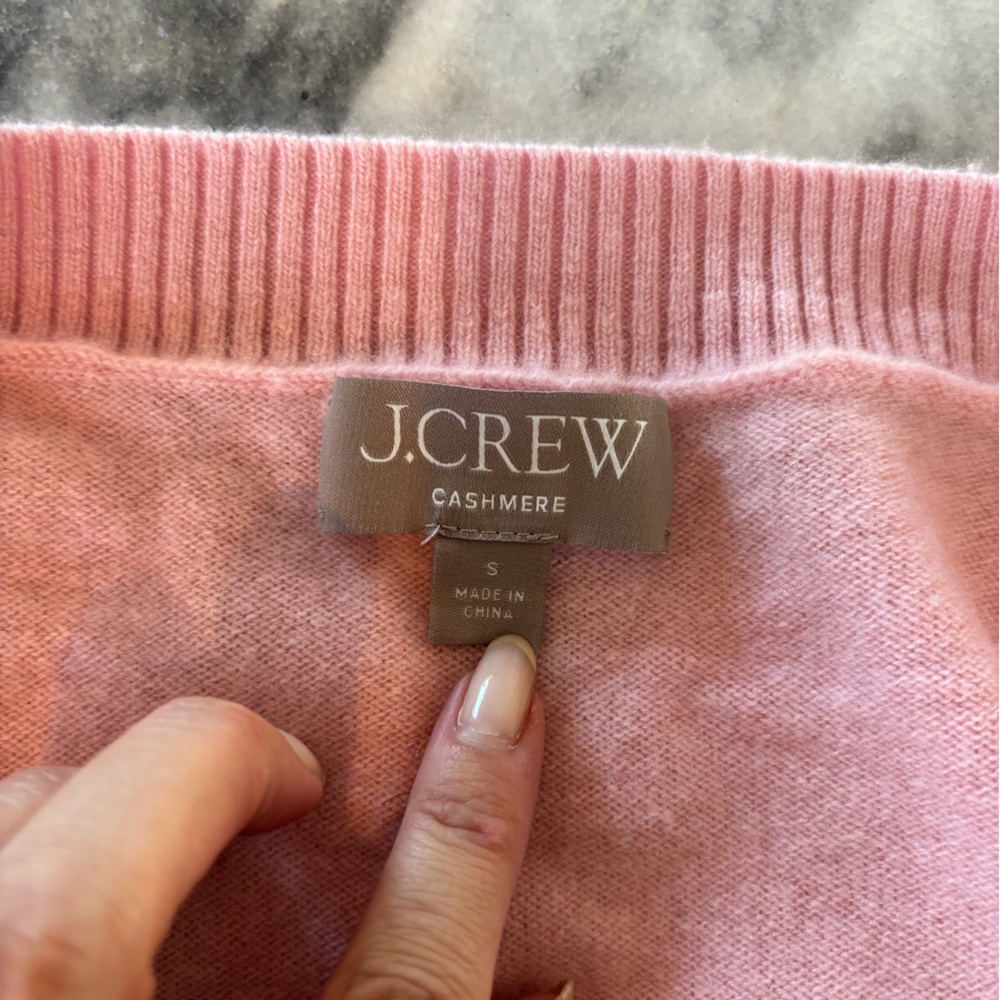 J. Crew Cropped Cashmere Cardigan Sz XS - Picture 5 of 7